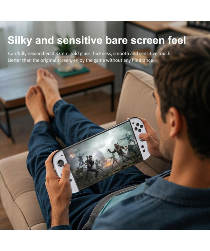 Verres Trempés Switch 2 | Lot de 2 Films Ultra-Clairs