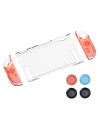 Coque Nintendo Switch 2 Joy-Con Tricolore + 4 Capuchons Joystick