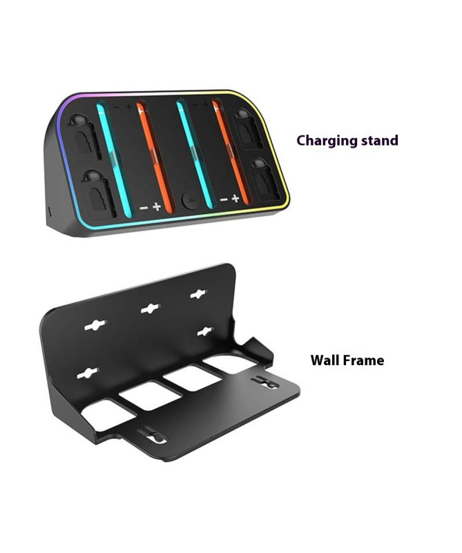 Chargeur Joy-Con Nintendo Switch 2 Mural avec LED RGB