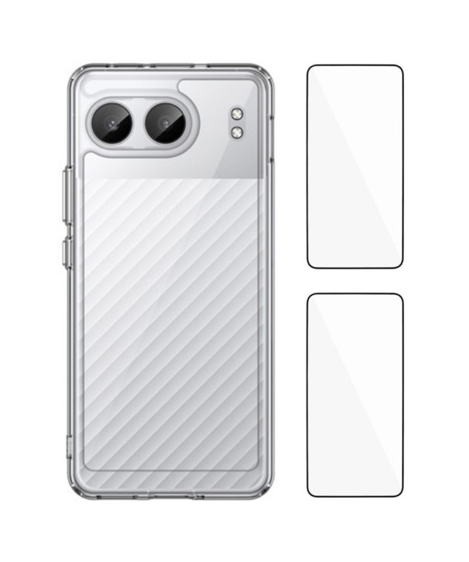 Coque OnePlus Nord 4 avec Verre Trempé (2 pcs) | Cristalline