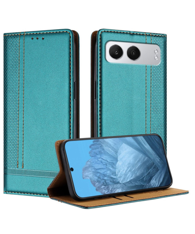 Housse OnePlus Nord 4 Lignes Structurées avec Porte-Cartes