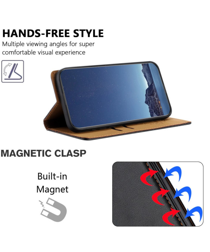 Housse OnePlus Nord 4 Lignes Structurées avec Porte-Cartes