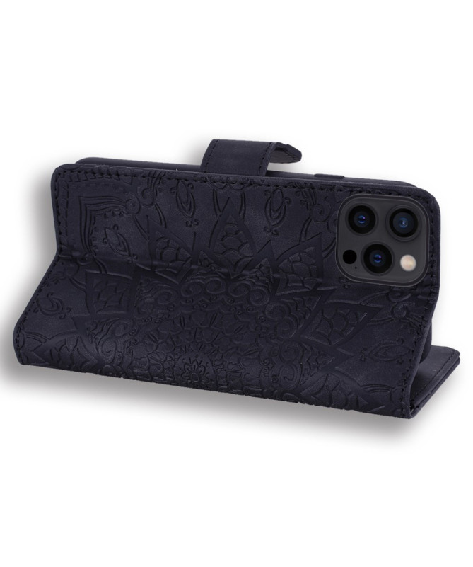 Housse iPhone 15 Pro Max fleur oriental | Leïla