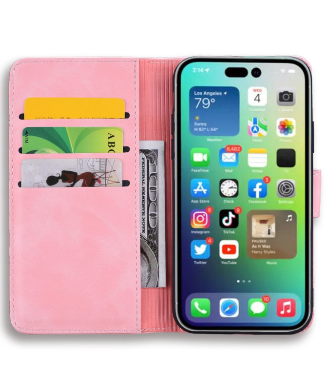 Housse iPhone 15 Pro Max fleur oriental | Leïla
