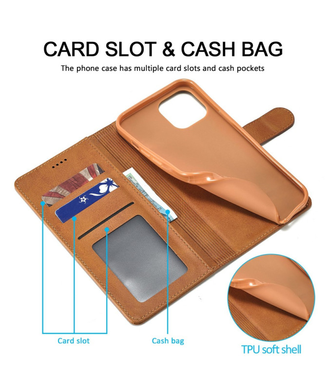 Housse iPhone 15 Pro Max Effet Cuir LC.IMEEKE