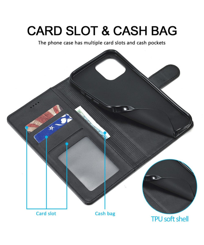 Housse iPhone 15 Pro Max Effet Cuir LC.IMEEKE