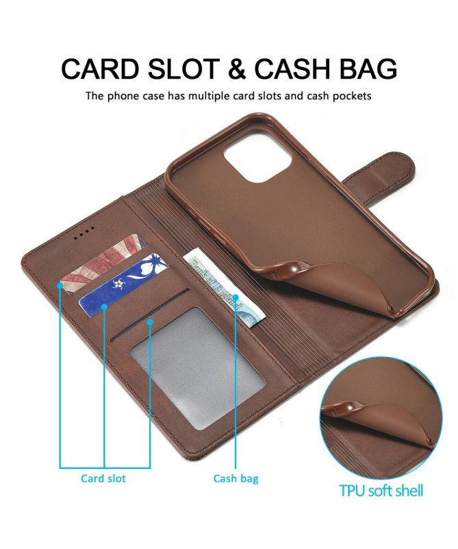 Housse iPhone 15 Pro Max Effet Cuir LC.IMEEKE