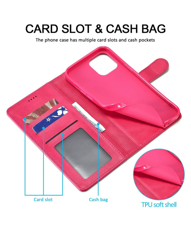 Housse iPhone 15 Pro Max Effet Cuir LC.IMEEKE