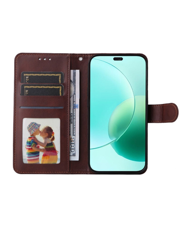 Housse Honor 400 Lite Portefeuille avec Verre Trempé Intégré