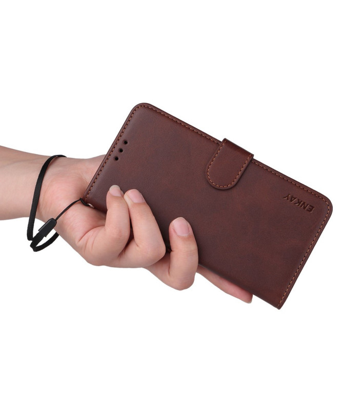 Housse Honor 400 Lite Portefeuille avec Verre Trempé Intégré