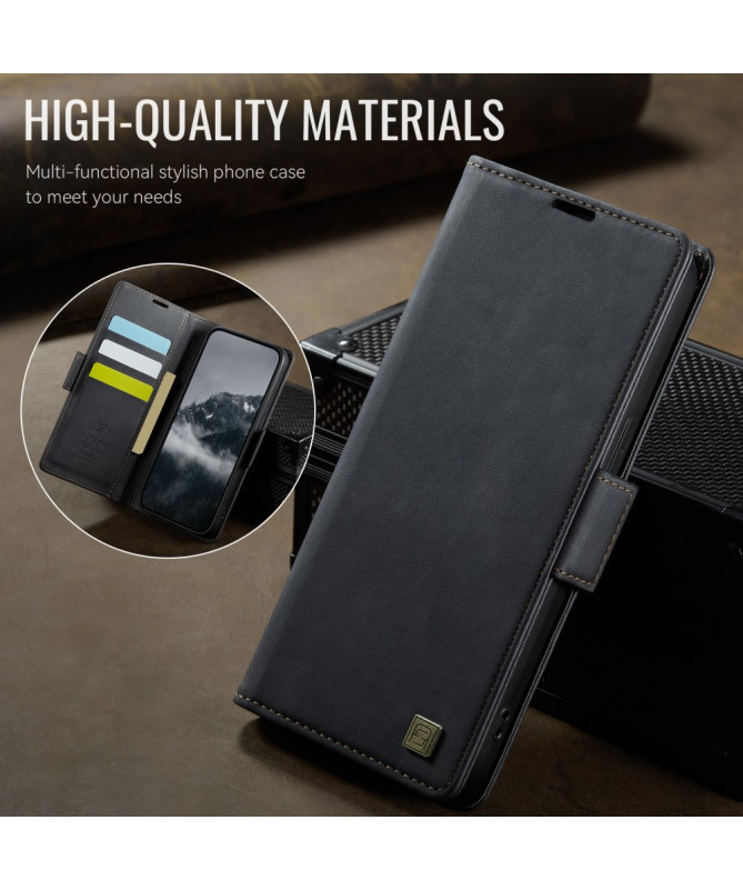 Housse iPhone 12 / 12 Pro Cuir Rétro avec Portefeuille | A11
