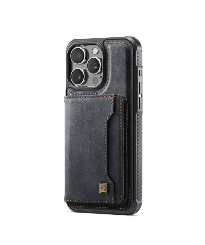 Coque iPhone 12 / 12 Pro Vintage Cuir et Porte-Cartes MagSafe