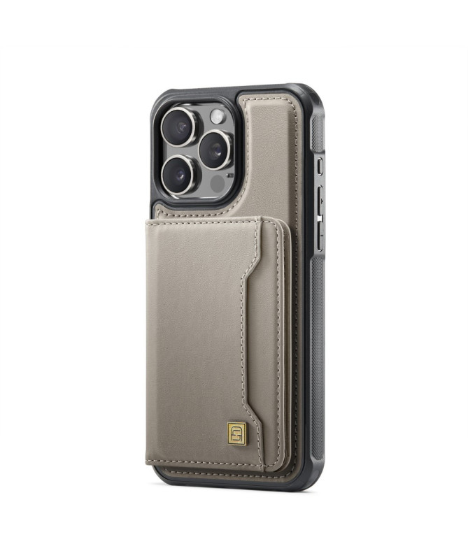 Coque iPhone 12 / 12 Pro Vintage Cuir et Porte-Cartes MagSafe