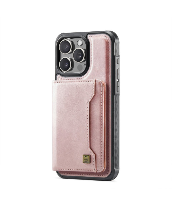 Coque iPhone 12 / 12 Pro Vintage Cuir et Porte-Cartes MagSafe