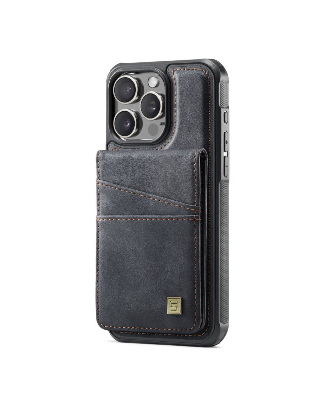 Coque iPhone 12 / 12 Pro Cuir avec Porte-Cartes Détachable