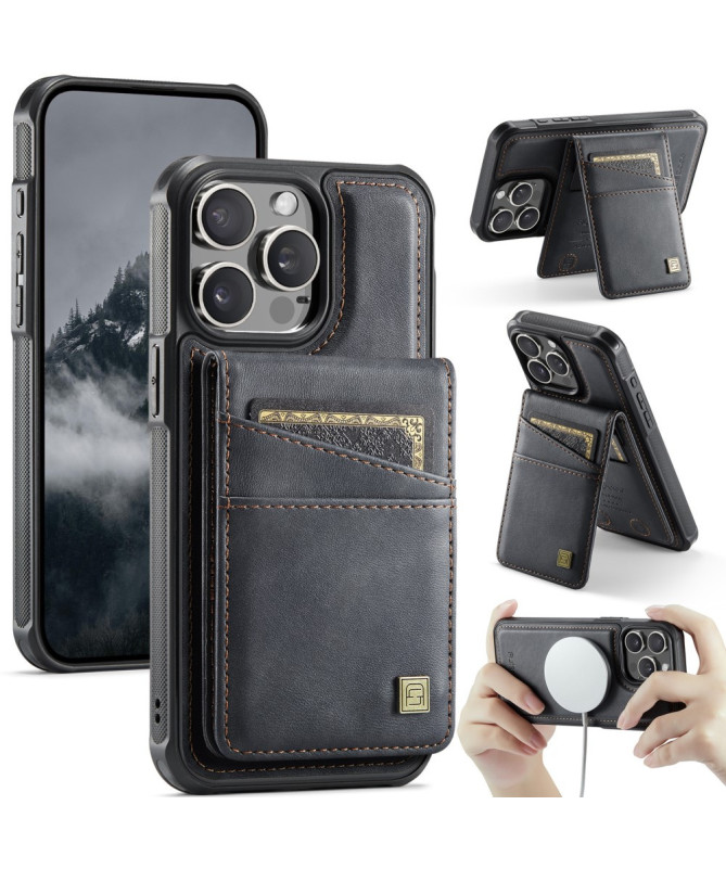 Coque iPhone 12 / 12 Pro Cuir avec Porte-Cartes Détachable
