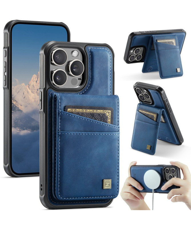 Coque iPhone 12 / 12 Pro Cuir avec Porte-Cartes Détachable