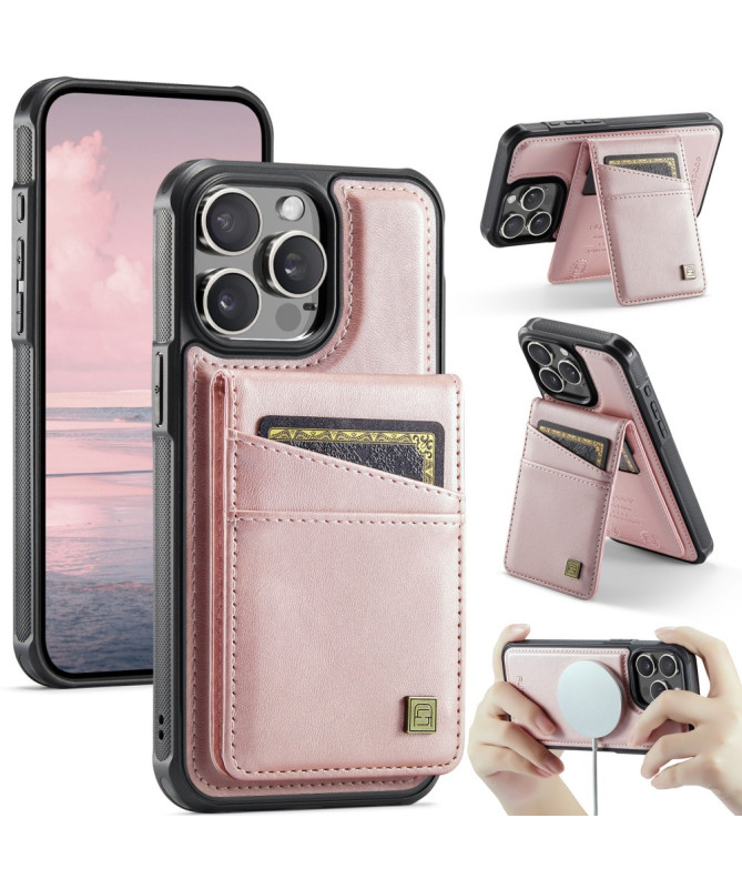 Coque iPhone 12 / 12 Pro Cuir avec Porte-Cartes Détachable