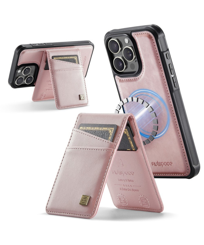 Coque iPhone 12 / 12 Pro Cuir avec Porte-Cartes Détachable