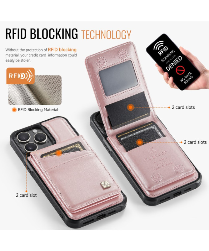 Coque iPhone 12 / 12 Pro Cuir avec Porte-Cartes Détachable