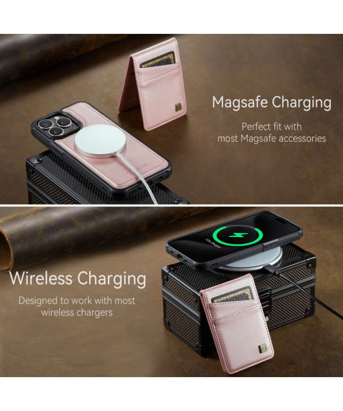 Coque iPhone 12 / 12 Pro Cuir avec Porte-Cartes Détachable