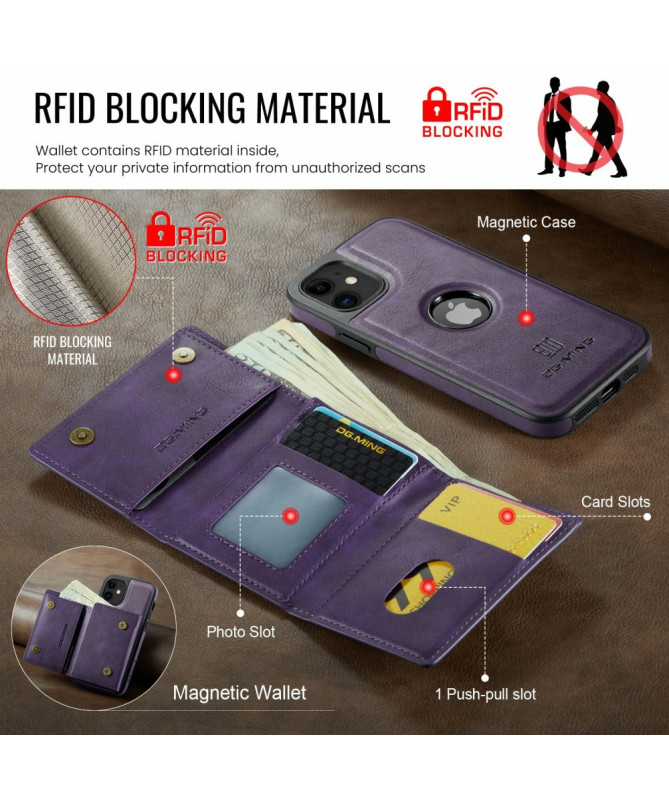 Coque iPhone 12 / 12 Pro avec Porte-Cartes Amovible M6 Series