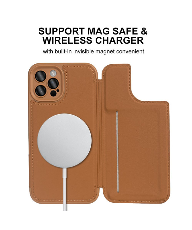 Coque iPhone 12 Pro Éco RCS Magnétique avec Rabat