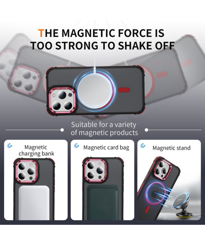 Coque iPhone 12 / 12 Pro MagSafe avec Protection Objectif | Mat
