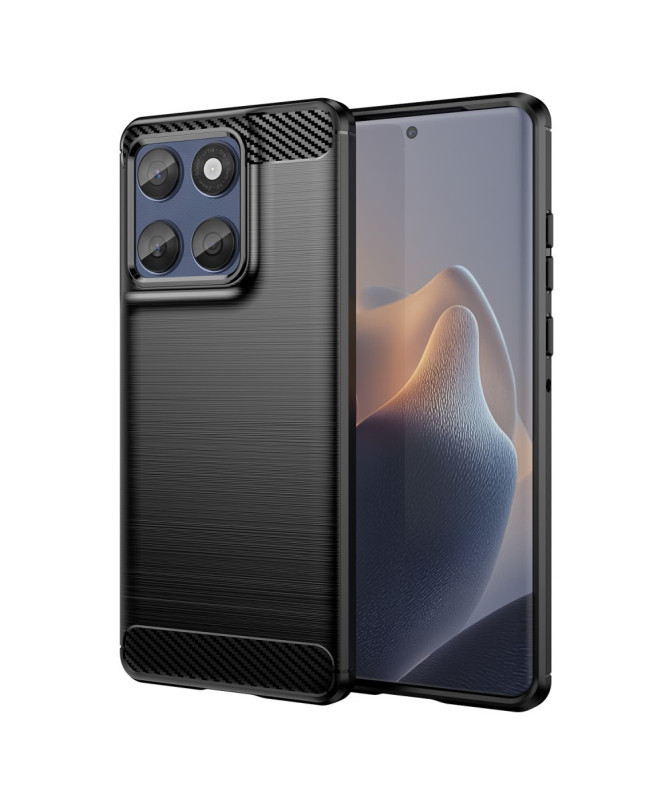 Coque Motorola Edge 60 / 60 Fusion flexible effet brossé