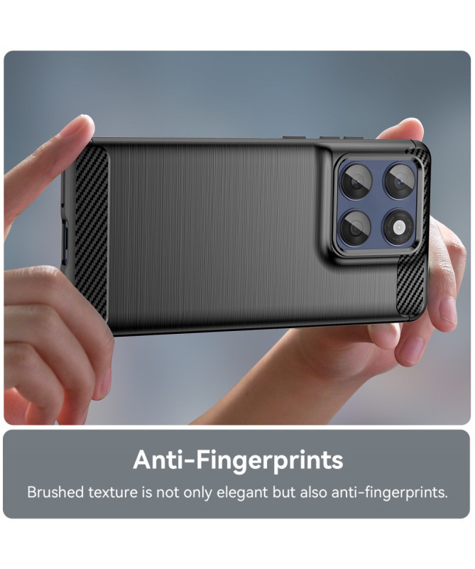 Coque Motorola Edge 60 / 60 Fusion flexible effet brossé