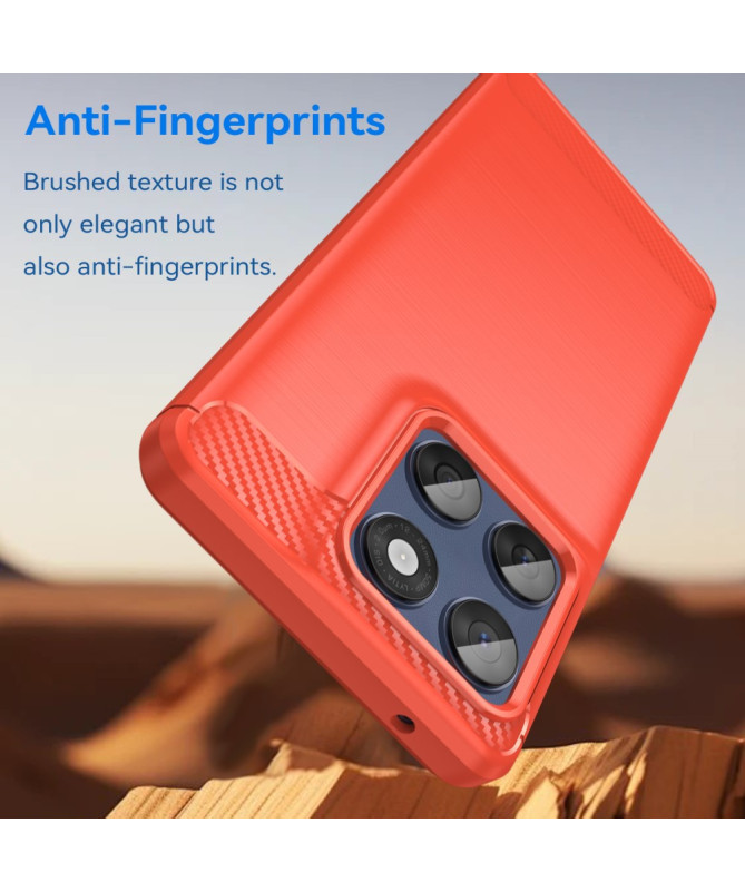Coque Motorola Edge 60 / 60 Fusion flexible effet brossé
