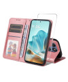 Housse Motorola Edge 60 / 60 Fusion Portefeuille avec Verre Trempé