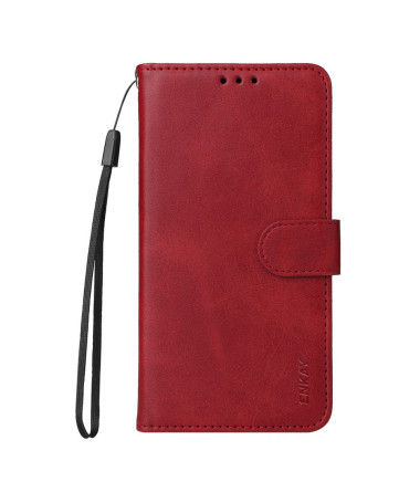 Housse Motorola Edge 60 / 60 Fusion Portefeuille avec Verre Trempé Rouge - photo 6