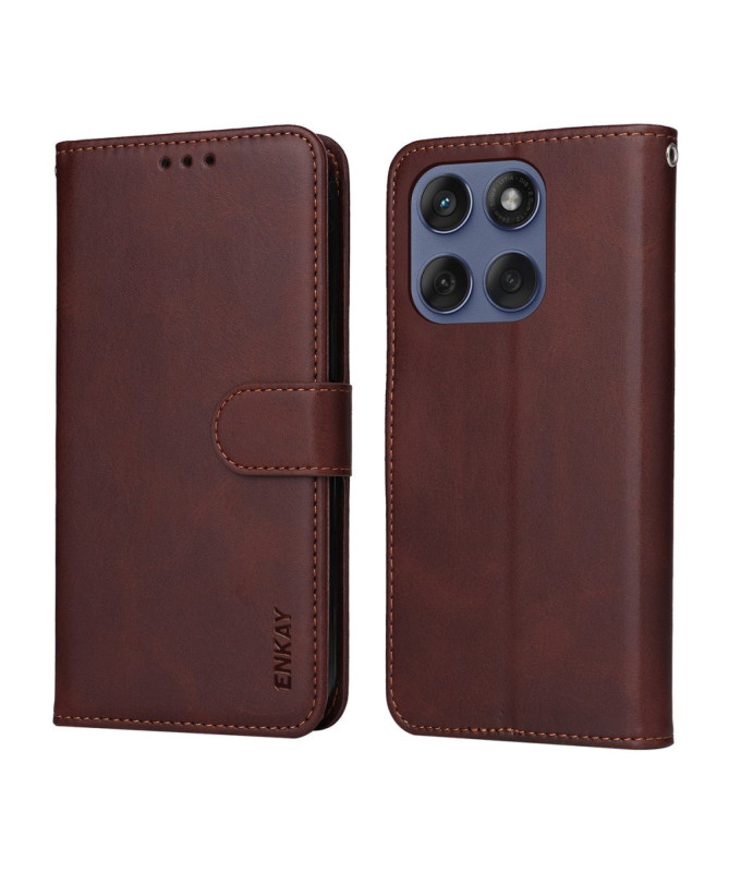 Housse Motorola Edge 60 / 60 Fusion Portefeuille avec Verre Trempé