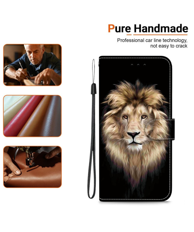Housse Motorola Edge 60 / 60 Fusion Lion Majesté