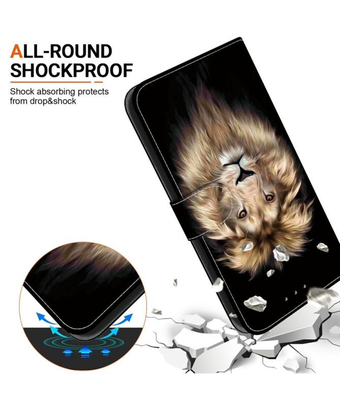 Housse Motorola Edge 60 / 60 Fusion Lion Majesté