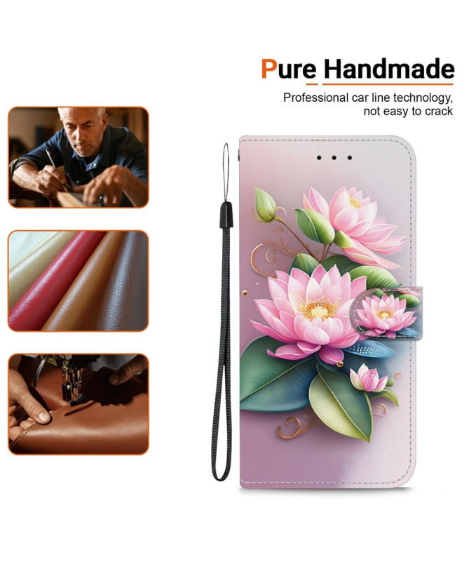 Housse Motorola Edge 60 / 60 Fusion Lotus Rose