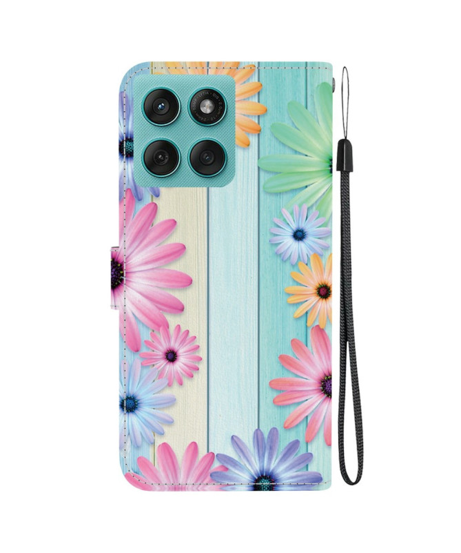 Housse Motorola Edge 60 / 60 Fusion Marguerite Pastel | Design Frais