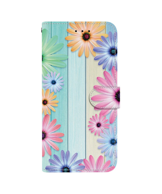 Housse Motorola Edge 60 / 60 Fusion Marguerite Pastel | Design Frais