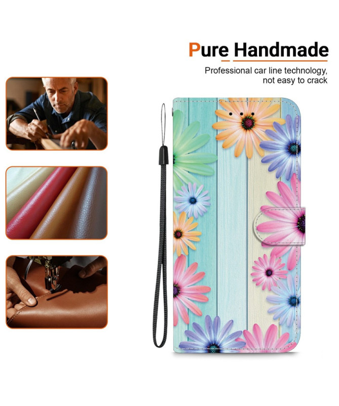 Housse Motorola Edge 60 / 60 Fusion Marguerite Pastel | Design Frais