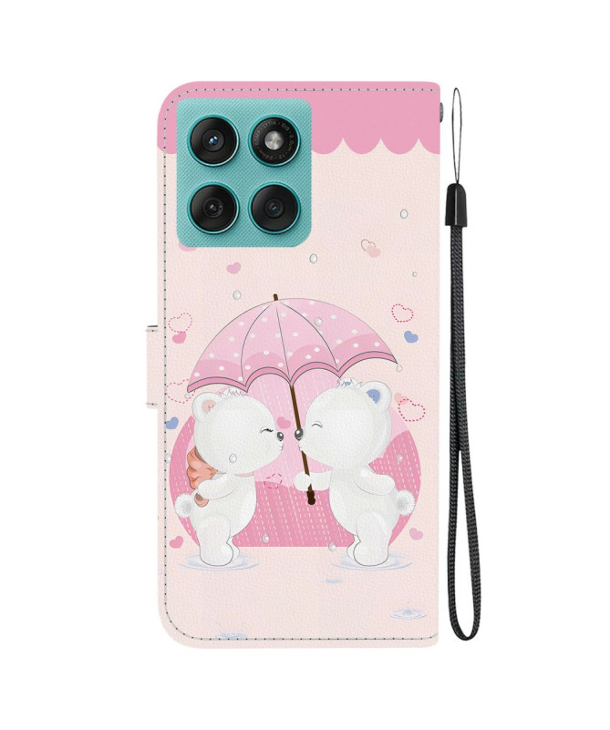 Housse Motorola Edge 60 / 60 Fusion Tendres Éléphants