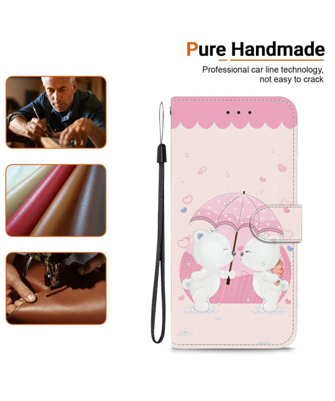 Housse Motorola Edge 60 / 60 Fusion Tendres Éléphants