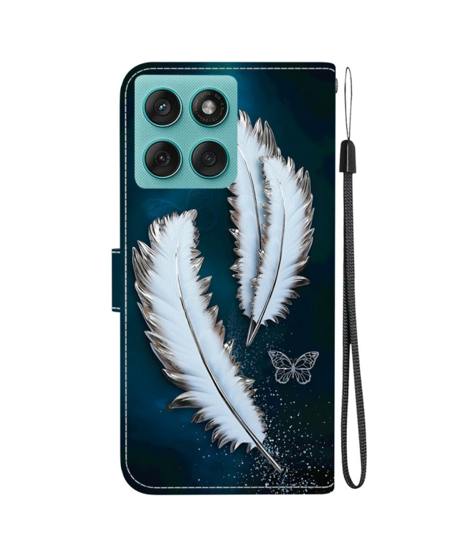 Housse Motorola Edge 60 / 60 Fusion Plume Céleste