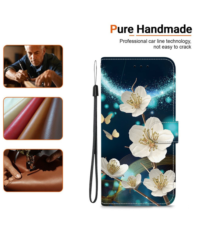 Housse Motorola Edge 60 / 60 Fusion Fleur de Nuit
