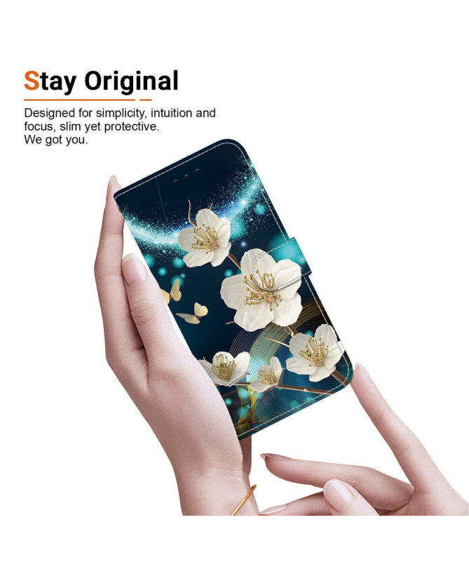 Housse Motorola Edge 60 / 60 Fusion Fleur de Nuit