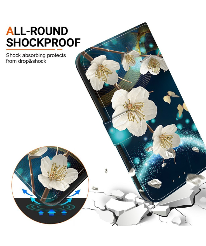 Housse Motorola Edge 60 / 60 Fusion Fleur de Nuit
