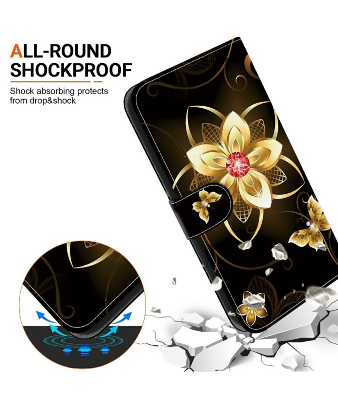 Housse Motorola Edge 60 / 60 Fusion Fleur d'Or