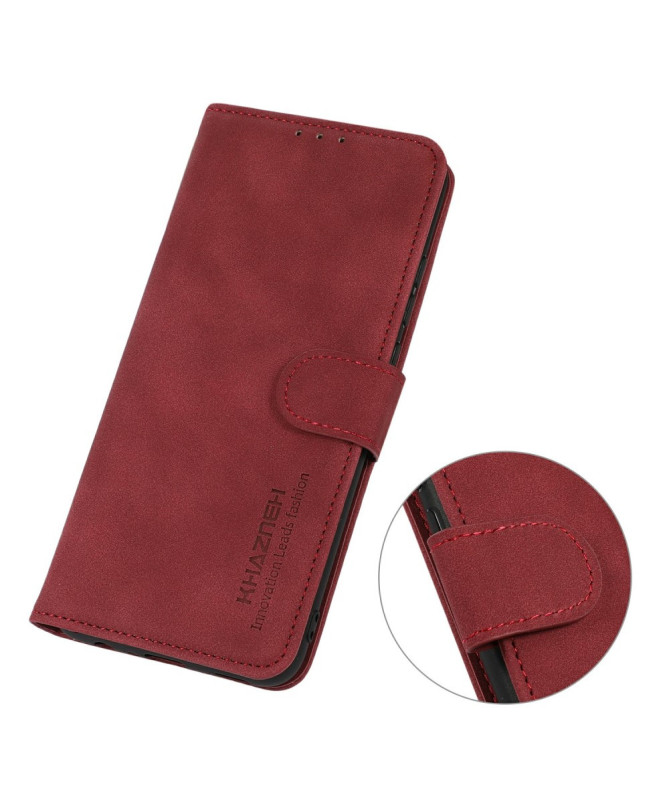 Housse Poco F7 en Simili Cuir avec Porte-Cartes