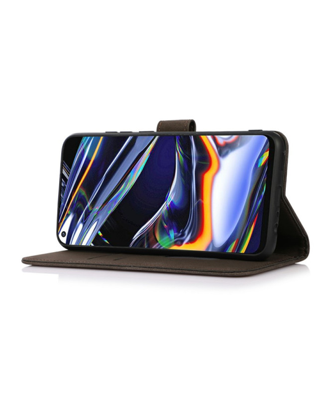 Housse Poco F7 en Simili Cuir avec Porte-Cartes