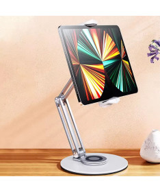 Support Bureau Articulé 360 degrés pour Smartphone et Tablette